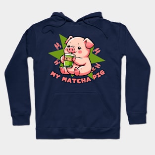 Matcha pig Hoodie